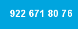 922 671 80 76 922 671 80 76